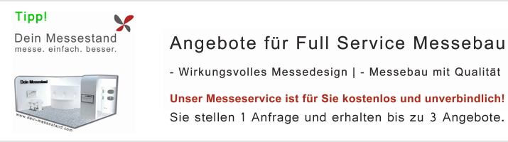 Messebau Angebote einholen